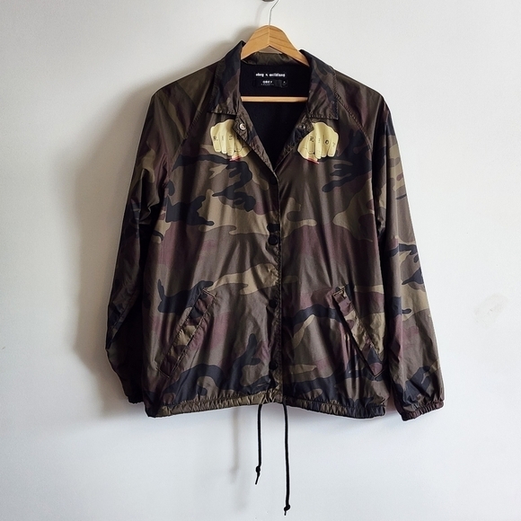 Obey x Wildfang Collab Camouflage Jacket - Picture 1 of 4